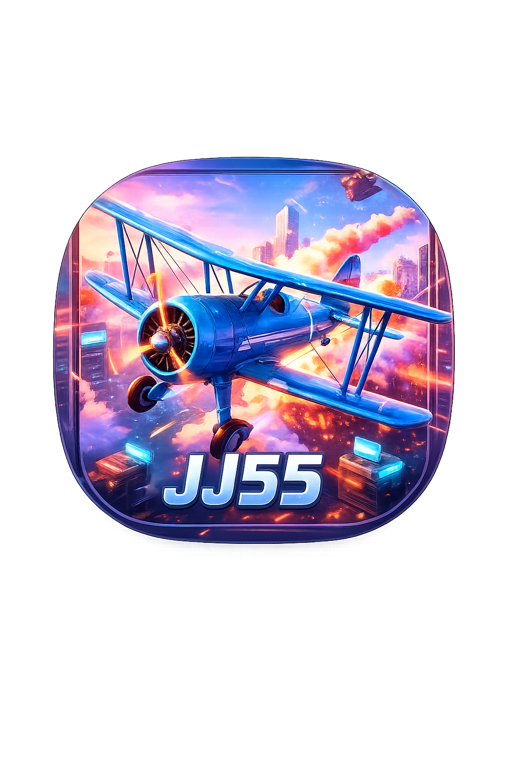 JJ55 Neon Rift Logo